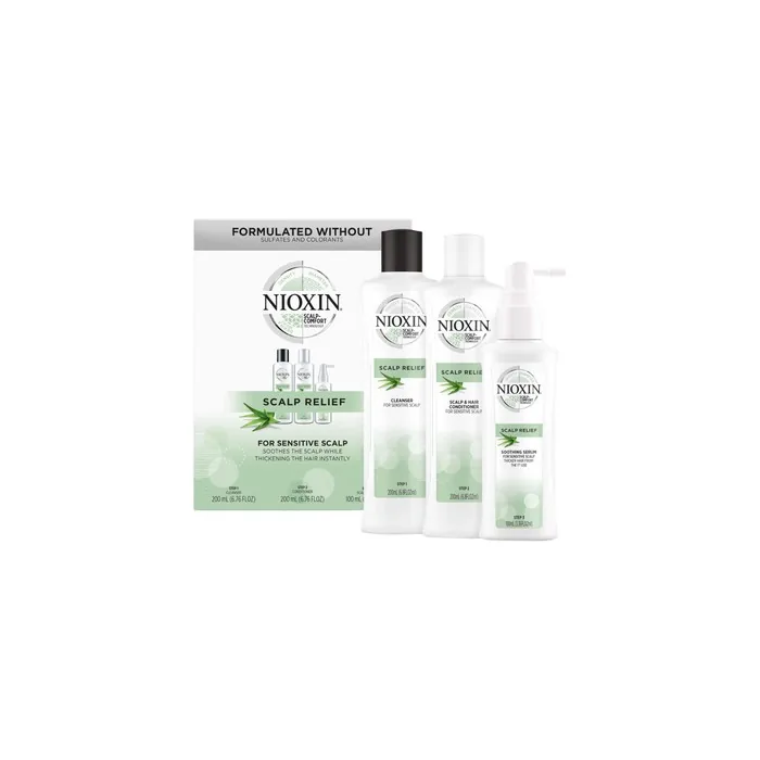 Nioxin Niox Scalp Relief Kit 200ml 200ml 100ml