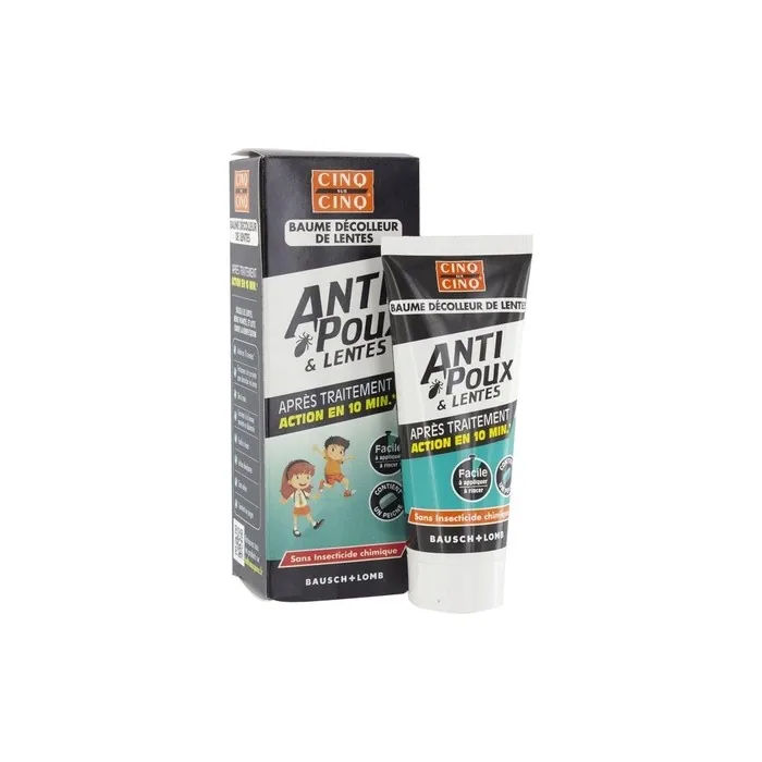 Cinq Sur Cinq Lente Decolleur Baume 60ml Head Lice Treatment and Nit Removal
