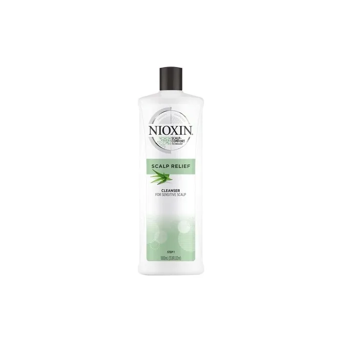 Nioxin Scalp Relief Shampoo 1000ml for Dry and Itchy Scalp