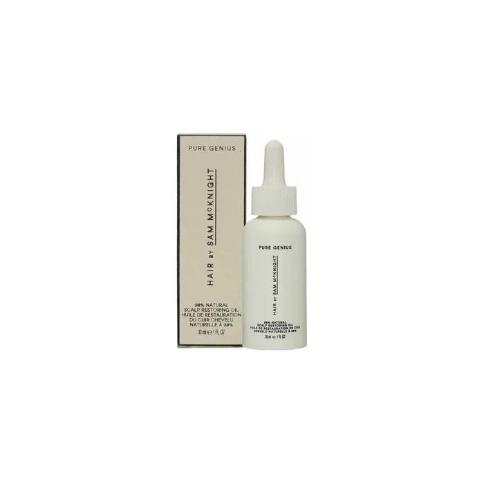 Hair By Sam McKnight Pure Genius 98% Natural Scalp Restoring Oil 30ml