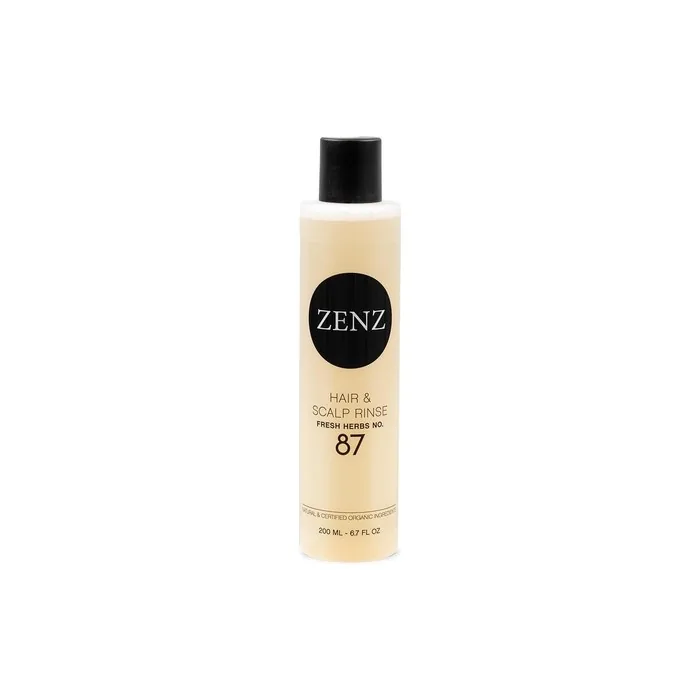 ZENZ Hair & Scalp Rinse no. 87 Clean and Fresh Scent of Herbs Cider From Plant & Fruit Extracts Removes Waste Products and Limescale For All Hairtypes