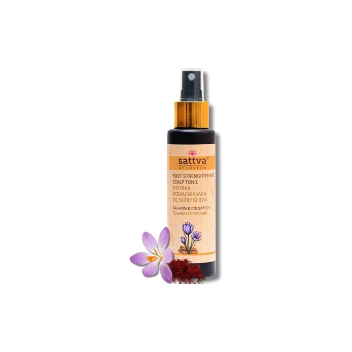Sattva Ayurveda Rub In Strengthening Scalp Lotion Saffron Cinnamon 100ml