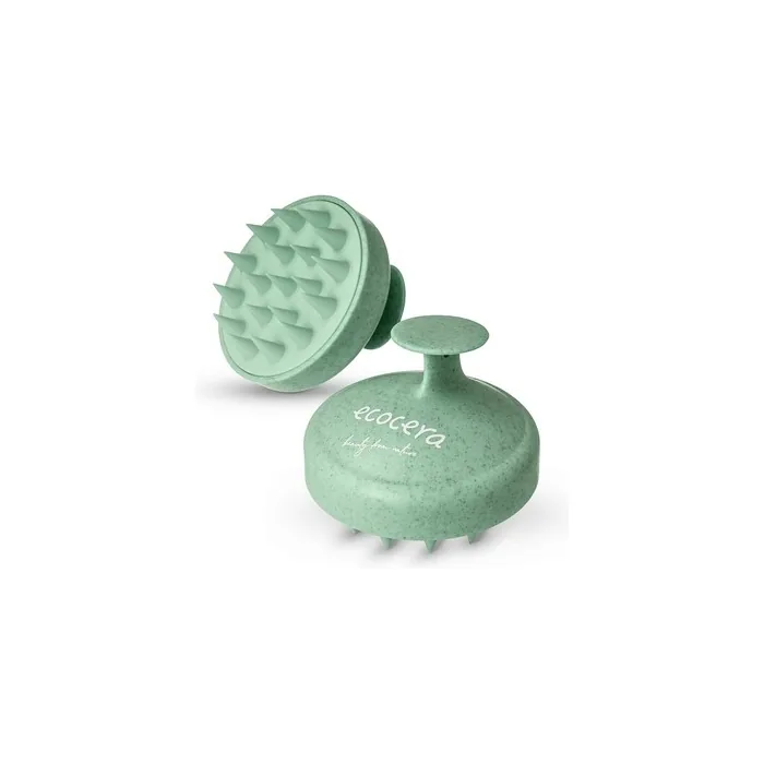 Ecocera Medi Scalp Brush Green - Perfect For Scalp Care