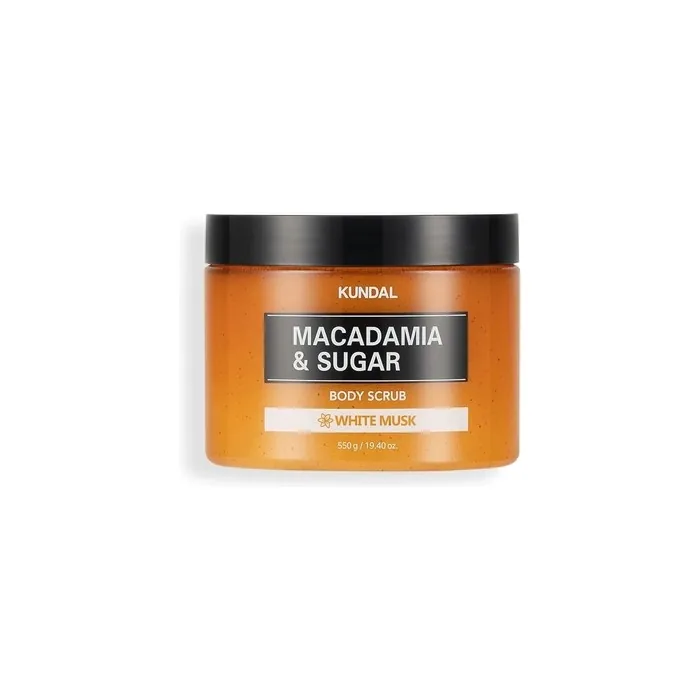 MACADAMIA & SUGAR BODY SCRUB 550G - WHITE MUSK