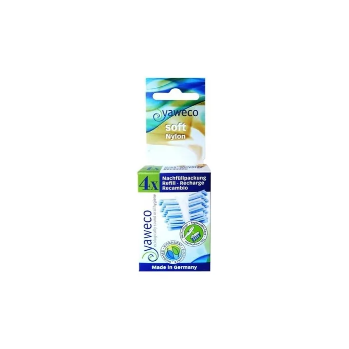 Soft Nylon Refill Pack With 4 Interchangeable Heads