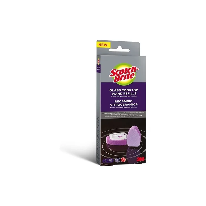 Scotch-Brite Glass Hob Replacement Wand Pack Of 2