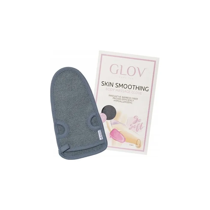 Glov Skin Smoothing Body Massage Glove Smooth Grey