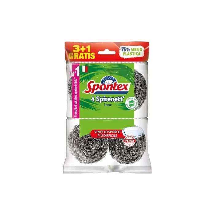 Spontex Spiral Steel Silver