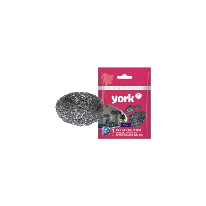 YORK Mini Spiral Steel Scrubber for Dish Washing