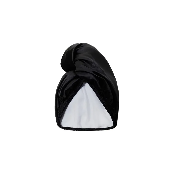 Glov Doublesided Satin Hair Towel Black