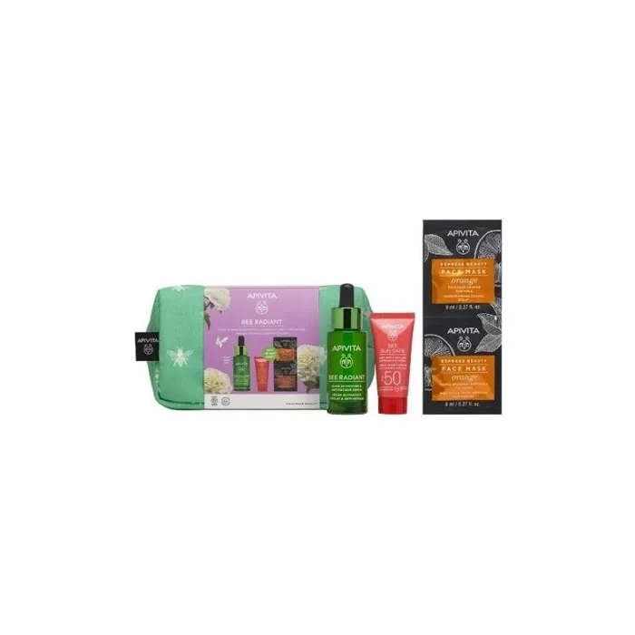 Apivita Bee Radiant Chest Set 4 Pieces 30ml