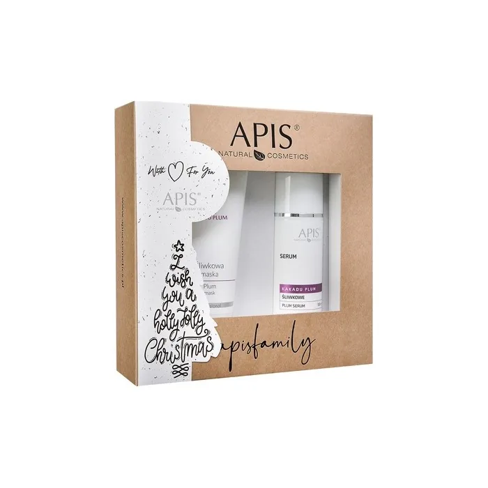 Apisset Christmas Set Kakadu Plum Plum Mask 200ml And Plum Serum 100ml