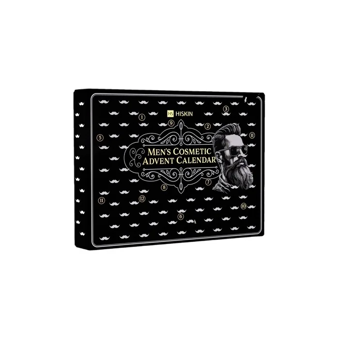 Hiskin Men's Cosmetic Advent Calendar 12 Pieces