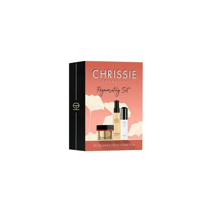 Chrissie Regenerating Set Cleansing Mousse 50ml, Mineralizing Tonic 50ml, LPA Complex Global Anti-Aging Treatment 50ml