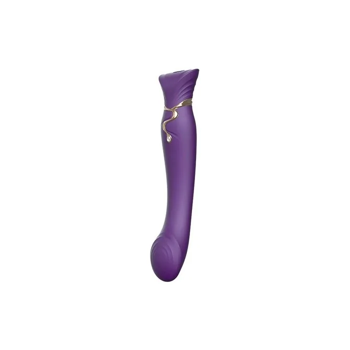 Zalo - Legend Queen - Silicone G-Spot Pulse Wave Vibrator - Twilight Purple, 1