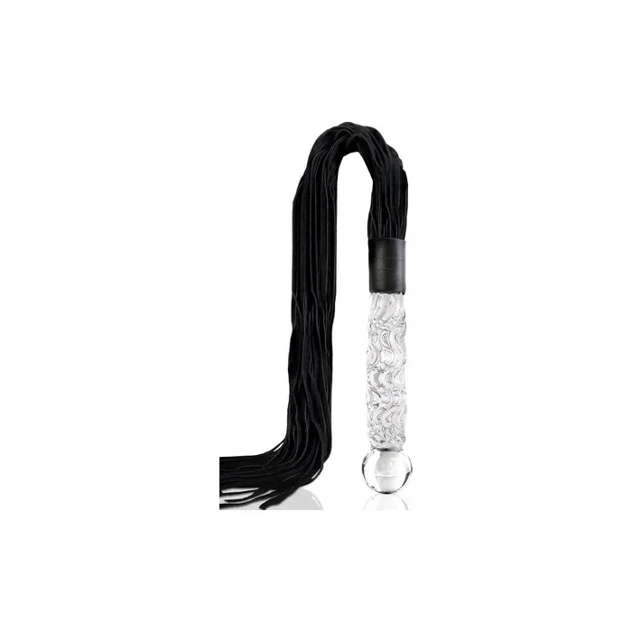 Pipedream Icicles Glass Dildo Icicles No. 38 Black, Transparent - 26.5 Inch