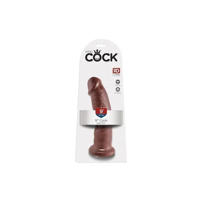 King Penis Realistic Cock 23cm Brown