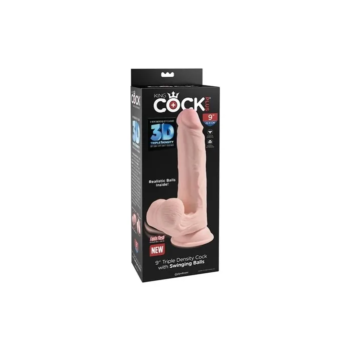 Pipedream 3d Cock Swinging Balls 6 Inch 640g Light Skin Color