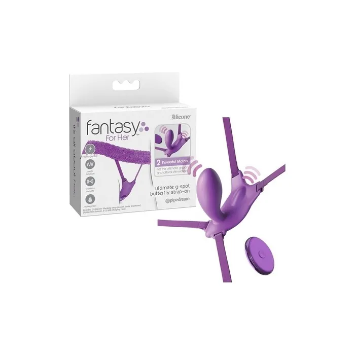 Fantasy For Her Clitoral Stimulation Vibrators Purple One Size