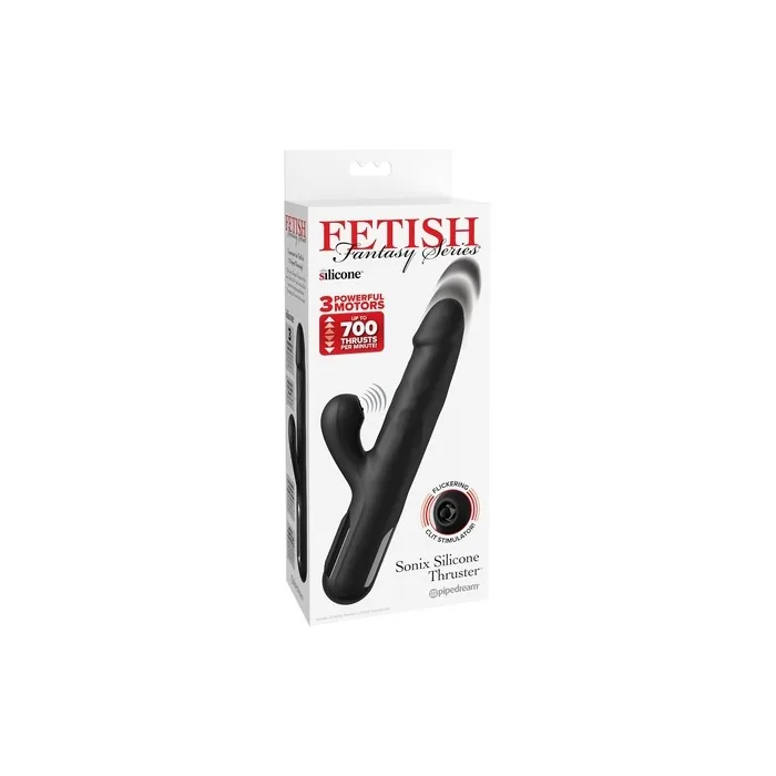 Fetish Fantasy Series Sonix Silicone Thruster Vibrator Black 22cm