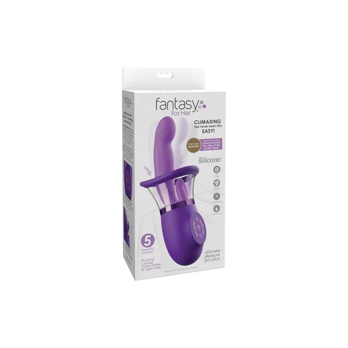 Fantasy For Her Ultimate Pleasure Pro Plus Vibrator Purple 24.1cm