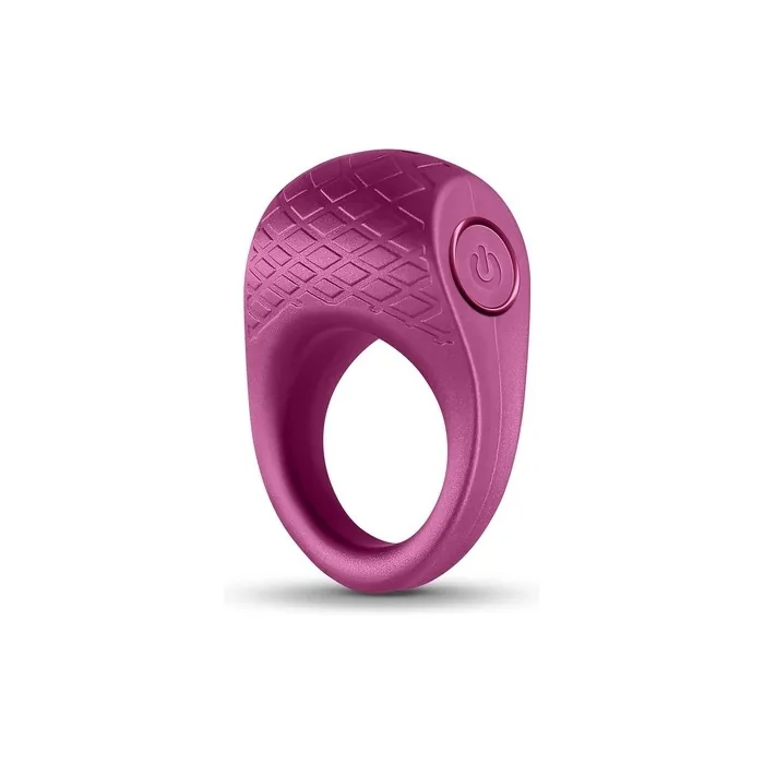 Ns Novelties Seduction Levi Metallic Burgundy Penis Ring 65cm