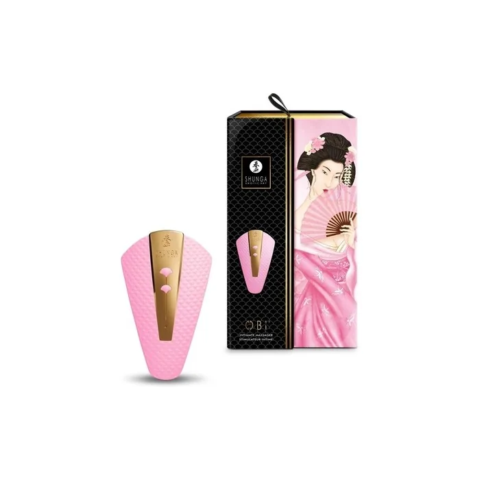 Shunga Obi Intimate Massager Light Pink