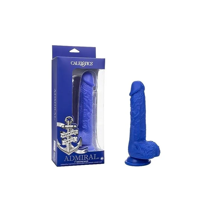 Calexotics Admiral Sailor Realistic Vibrator Blue