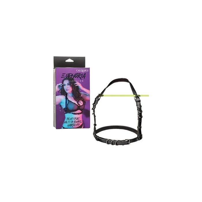 Cal Exotics Euphoria Collection Plus Size Halter Buckle Harness