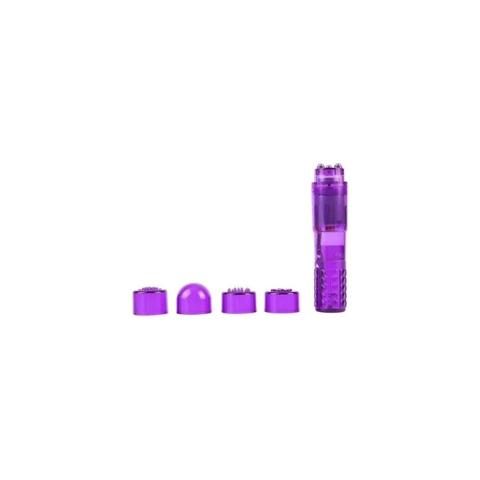 Chisa Novelties Mini Massager With 3 Heads Purple