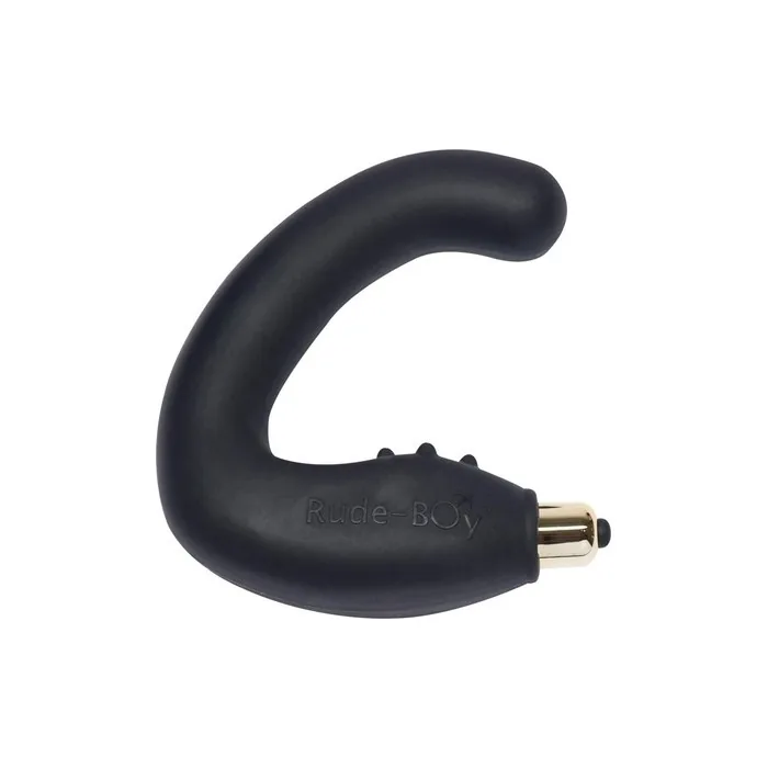ROCKS OFF Rude-Boy 7 Silicone Vibrator in Black