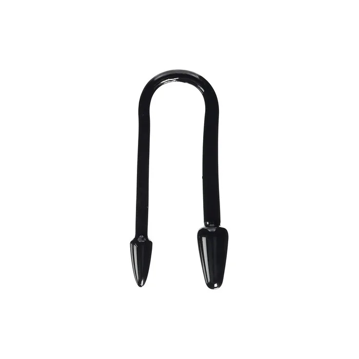 Master Series Ravens Tail Double Ended Anal Plug Black 1 Piece 1 Pack