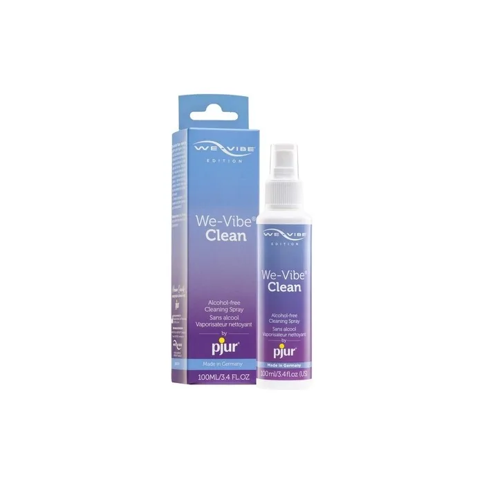 We-Vibe Clean Spray by Pjur Toy Cleaner 100ml - Made in Germany - Alcohol and Perfume Free