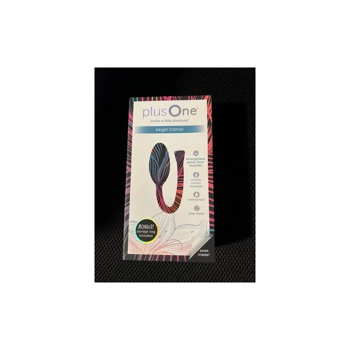 Plus One Kegel Trainer with Remote and Storage Bag Model 6715 Rechargeable Waterproof