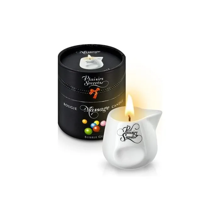 Plaisir Secret Massage Candle Bubble Gum Scent