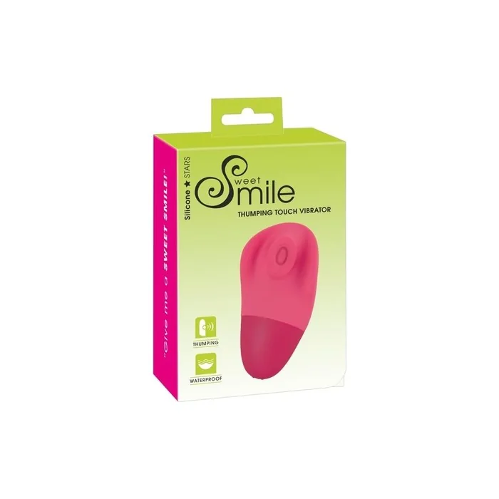 Sweet Smile Thumping Touch Vibrator Pink