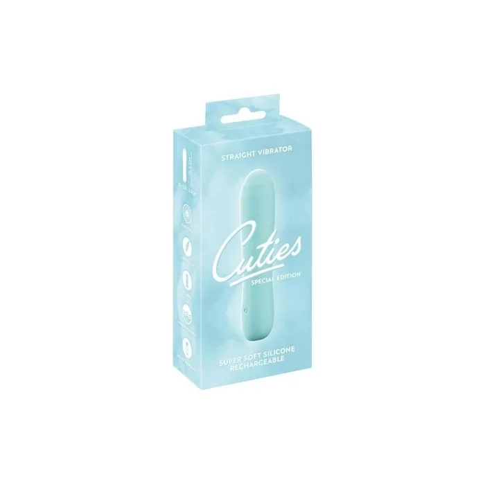 Super Soft Straight Vibrator Turquoise 164cm