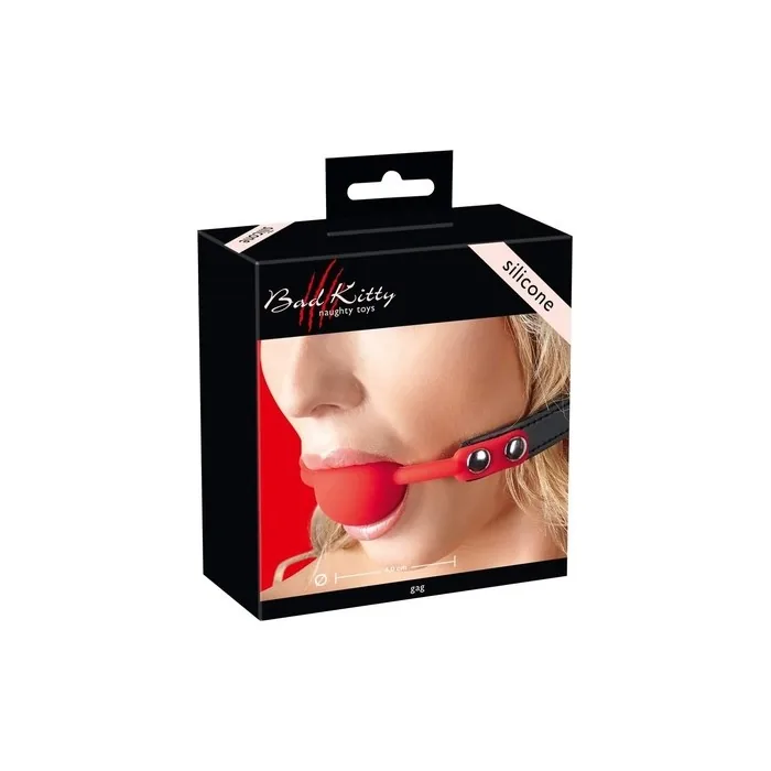 Bad Kitty Soft Gag For Men And Women Silicone Gag