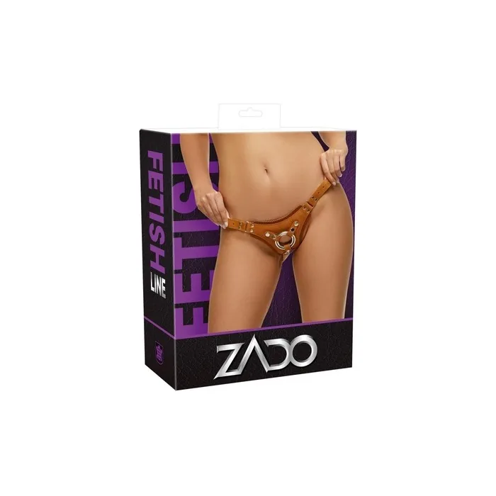 Zado Leather Strapon Natural Bdsm