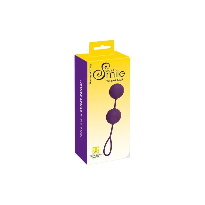 Sweet Smile Xxl Balls Soft Love Ball Duo With Internal Rotating Balls