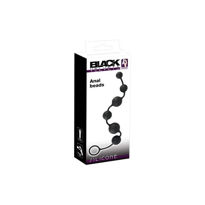 Black Velvets Anal Beads Intensive Anal Bead Chain For Women And Men