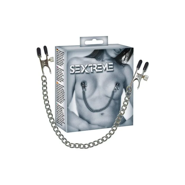 Sextreme Breast Chain Seductive Nipple Clamps For Women And Couples