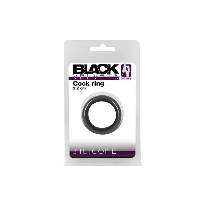 Black Velvets Cock Ring 32cm