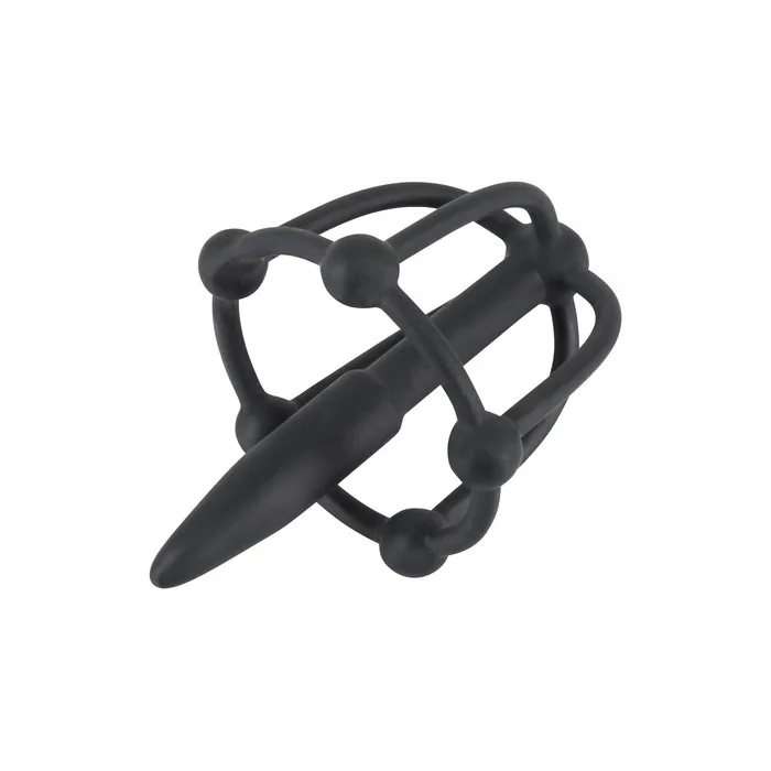 You2toys Penis Plug Glans Cage Black Dilator For Men And Women