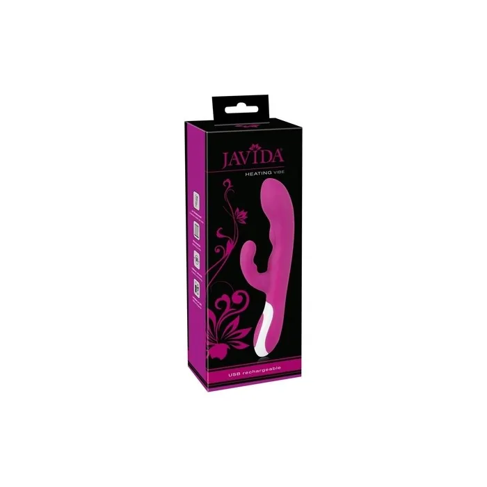 Javida Heating Vibe Soft Gspot And Clitoral Stimulator With Heat Function