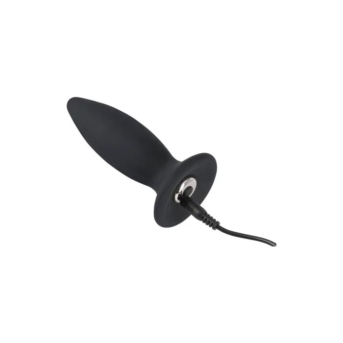 You2Toys Black Velvets Rechargeable Anal Plug 11cm - 7 Vibration Modes