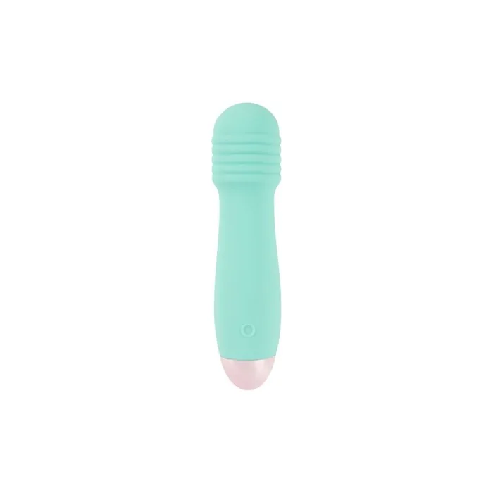 Cuties Mini Vibrator Ribbed Green
