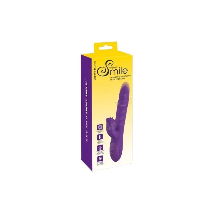 Sweet Smile Thrusting & Rotation Vibrator Intense Clitoral Stimulator