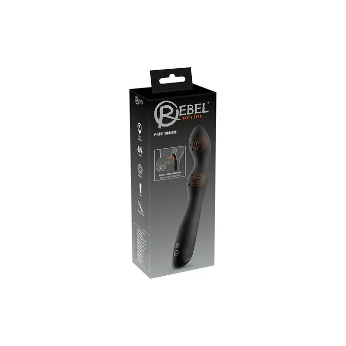Rebel Pspot Vibrator Black One Size