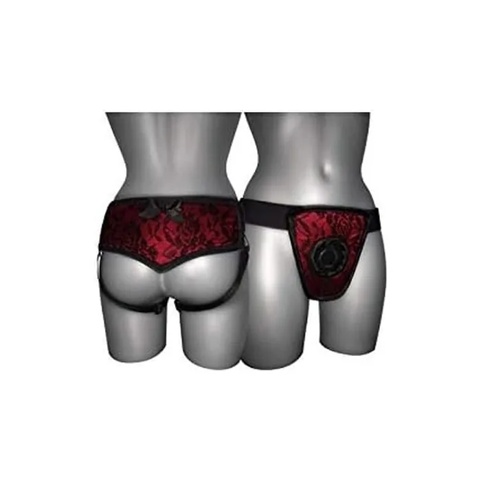 Joydivision Joystick Strap-On de Luxe with Back Part Small to Large Passion Red